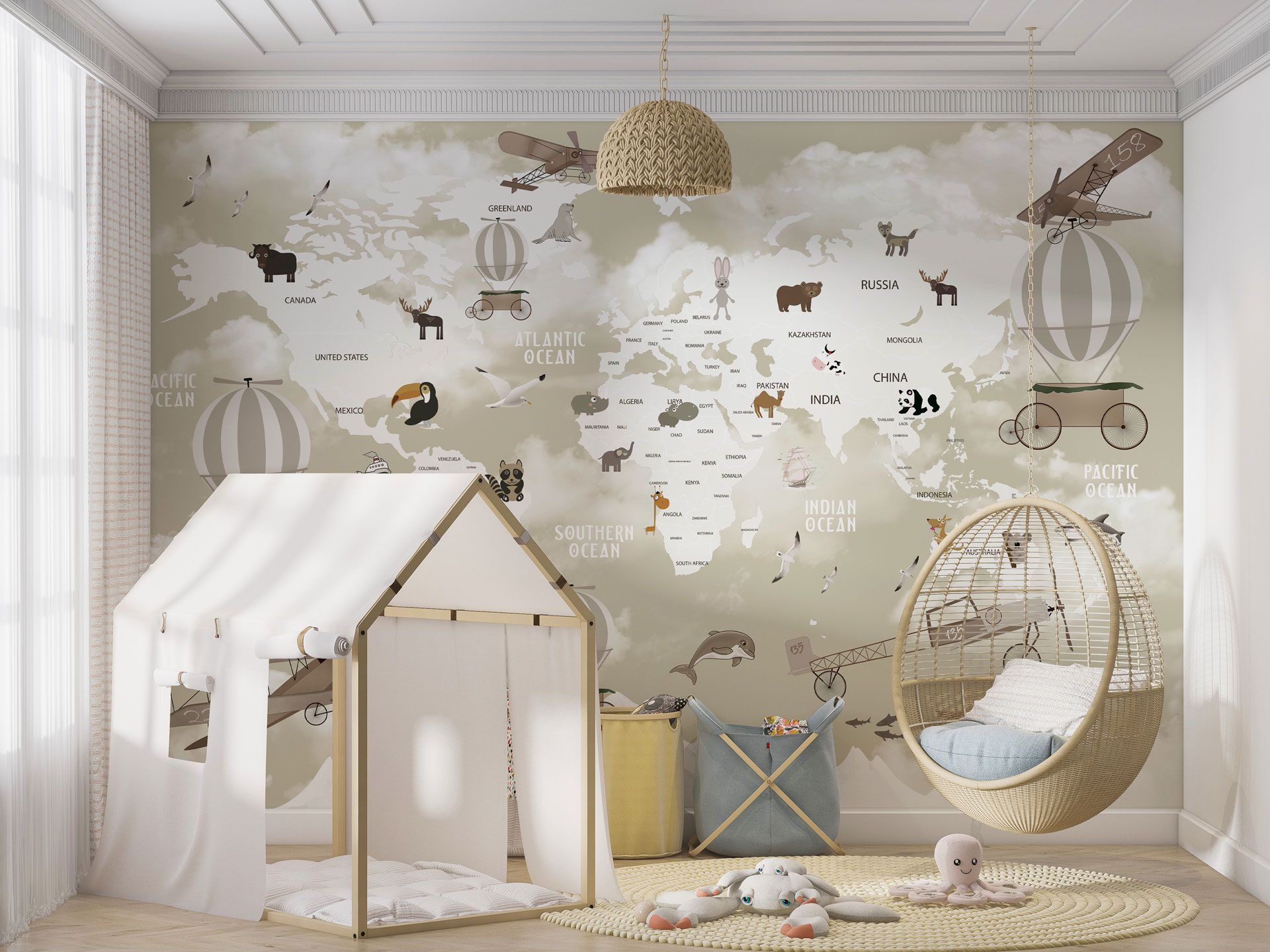 Панорамные обои для детей Rimura 2025 ARCH-00085163 - Вид №2