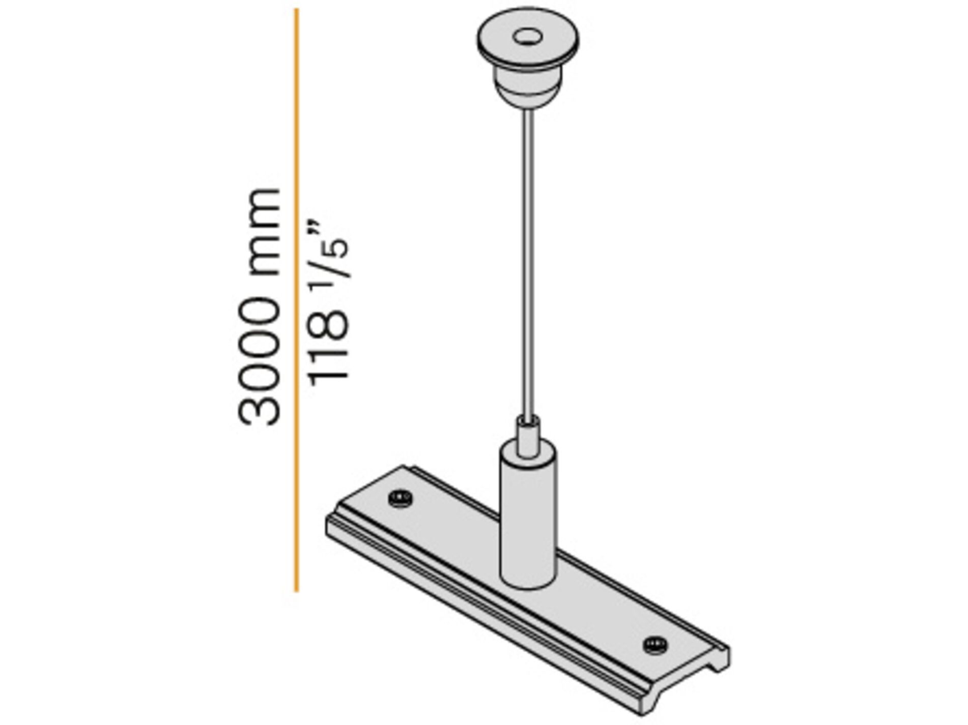 Заливка формы алюминия Сид освещения следа Panzeri Astoria ARCH-00030420 - Вид №9