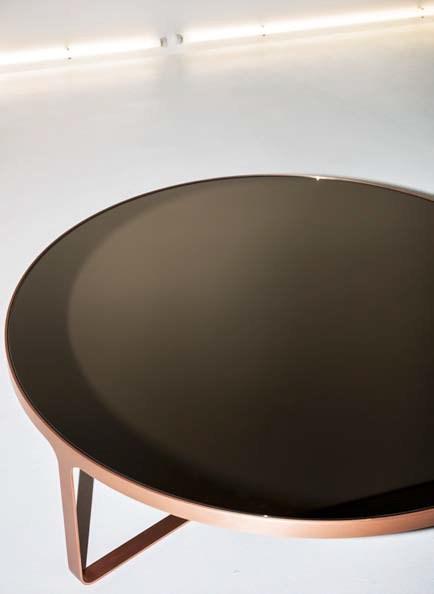 Tacchini Круглый стеклянный журнальный столик sun-id-1475885 - Вид №2