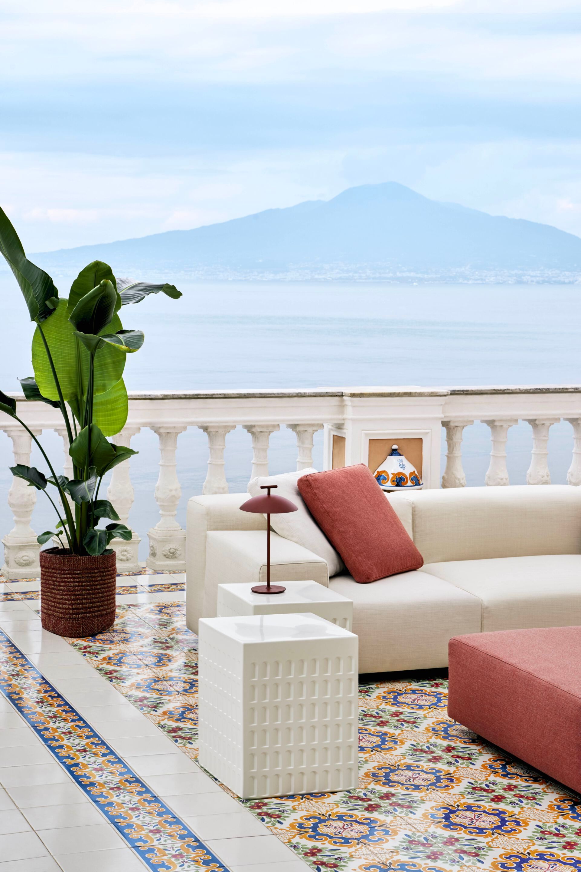 2-местный тканевый модульный садовый диван Kartell Plastics ARCH-00031763 - Вид №1