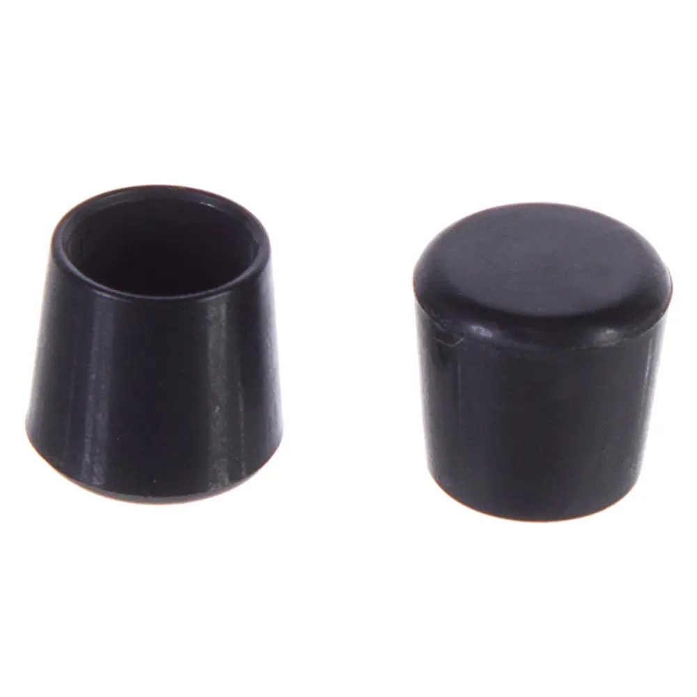 Насадки Standers 12 мм, круглые, пластик, цвет чёрный, 8 шт STLM-2156802