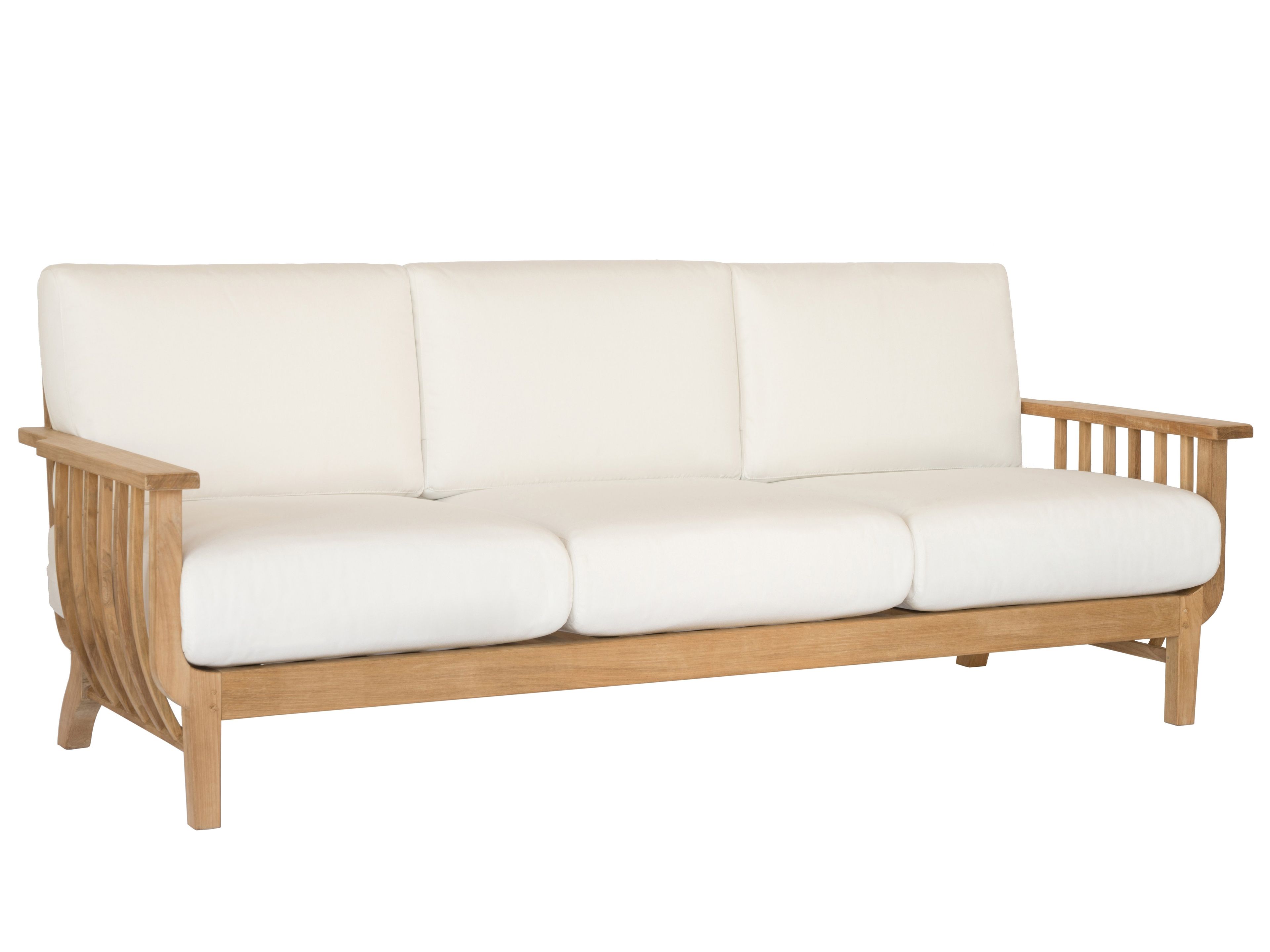 Садовый диван из тикового дерева и акриловой ткани Unopiù Chelsea ARCH-00045719