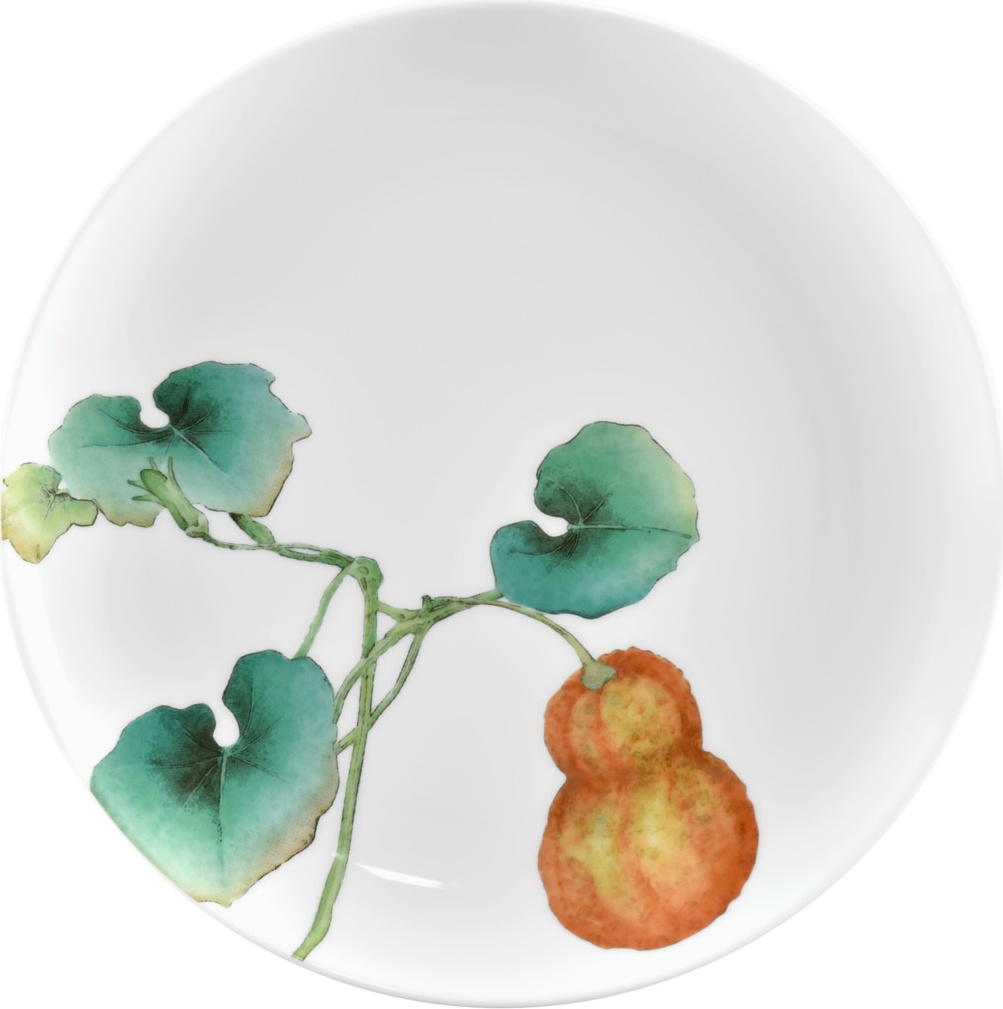 10637875 Noritake Тарелка закусочная Noritake "Овощной букет.Тыква" 24см Фарфор 