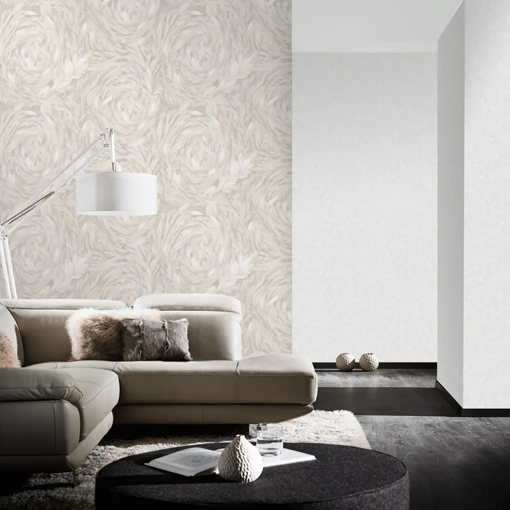 Обои флизелиновые Erismann Azzurra бежевые 1.06 м 4554-2 STLM-2142848 - Вид №2