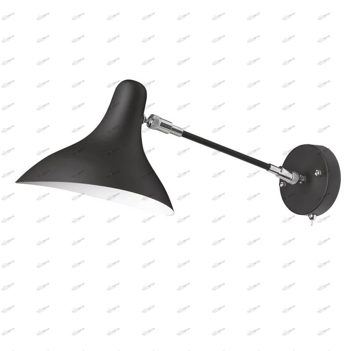 Спот настенный черный Lightstar Manti 764607 LIGHTSTAR MANTI 00-3891502 Черный 