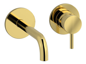 Смеситель для раковины с 2 отверстиями и автоматическим сливом