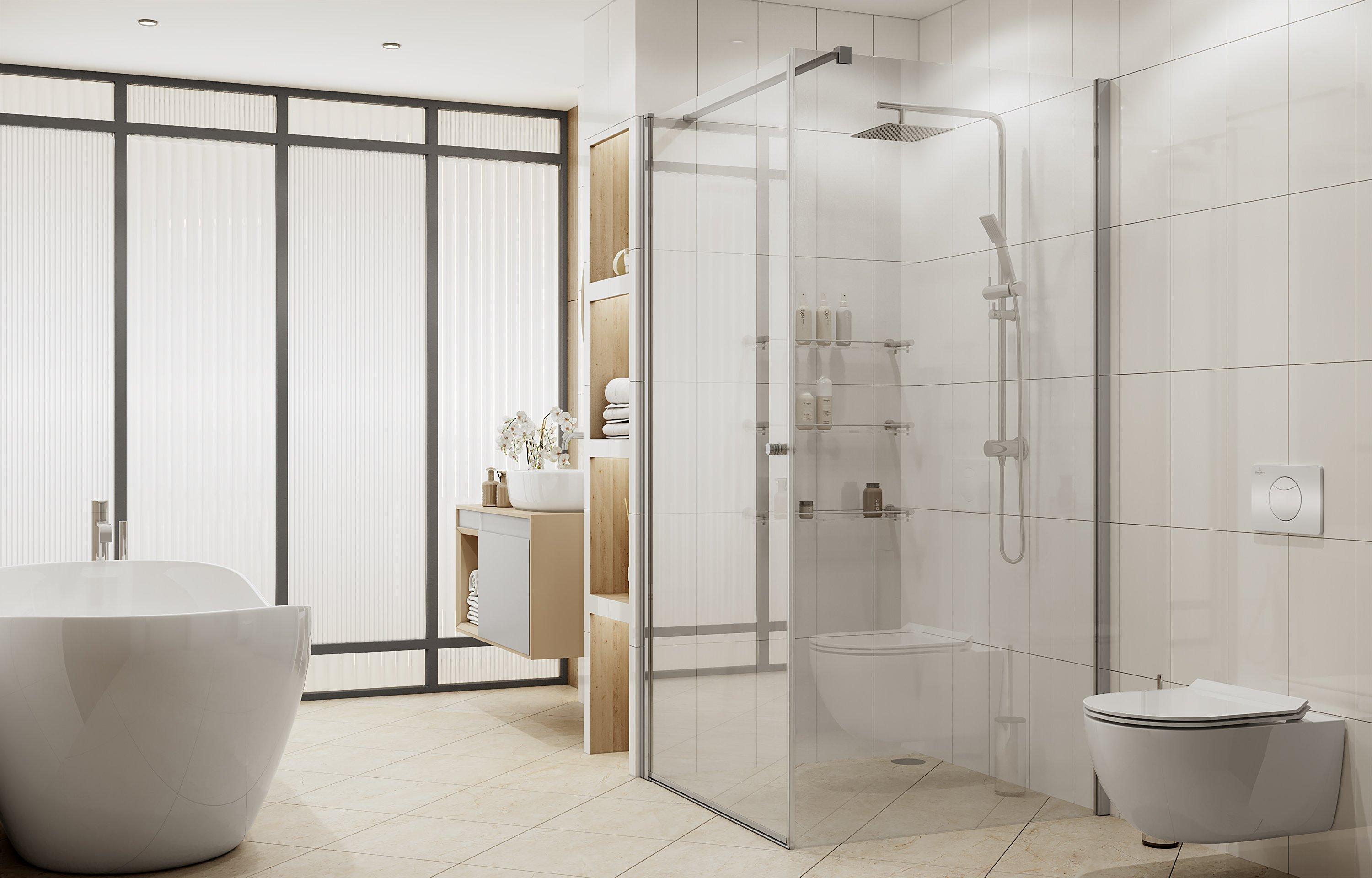 Душевое ограждение Ambassador Nord 13011104 (1000x1000x2000), 1 место - Вид №1