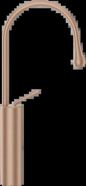 Смеситель для умывальника 33608 125 Gessi Goccia МЕДНЫЙ МАТОВЫЙ GHRC
