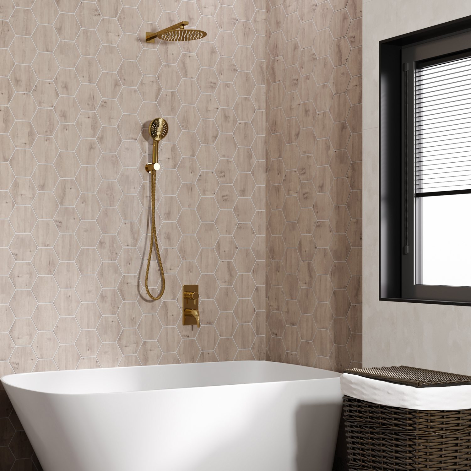 7171 Sauer Смеситель для ванны и душа WasserKRAFT Sauer 7100 