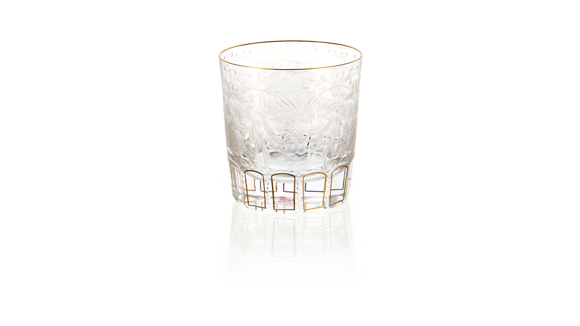 10646945 Moser Набор из 4 стаканов для виски 370мл "Махарани" Хрусталь бессвинцовый  - Вид №1