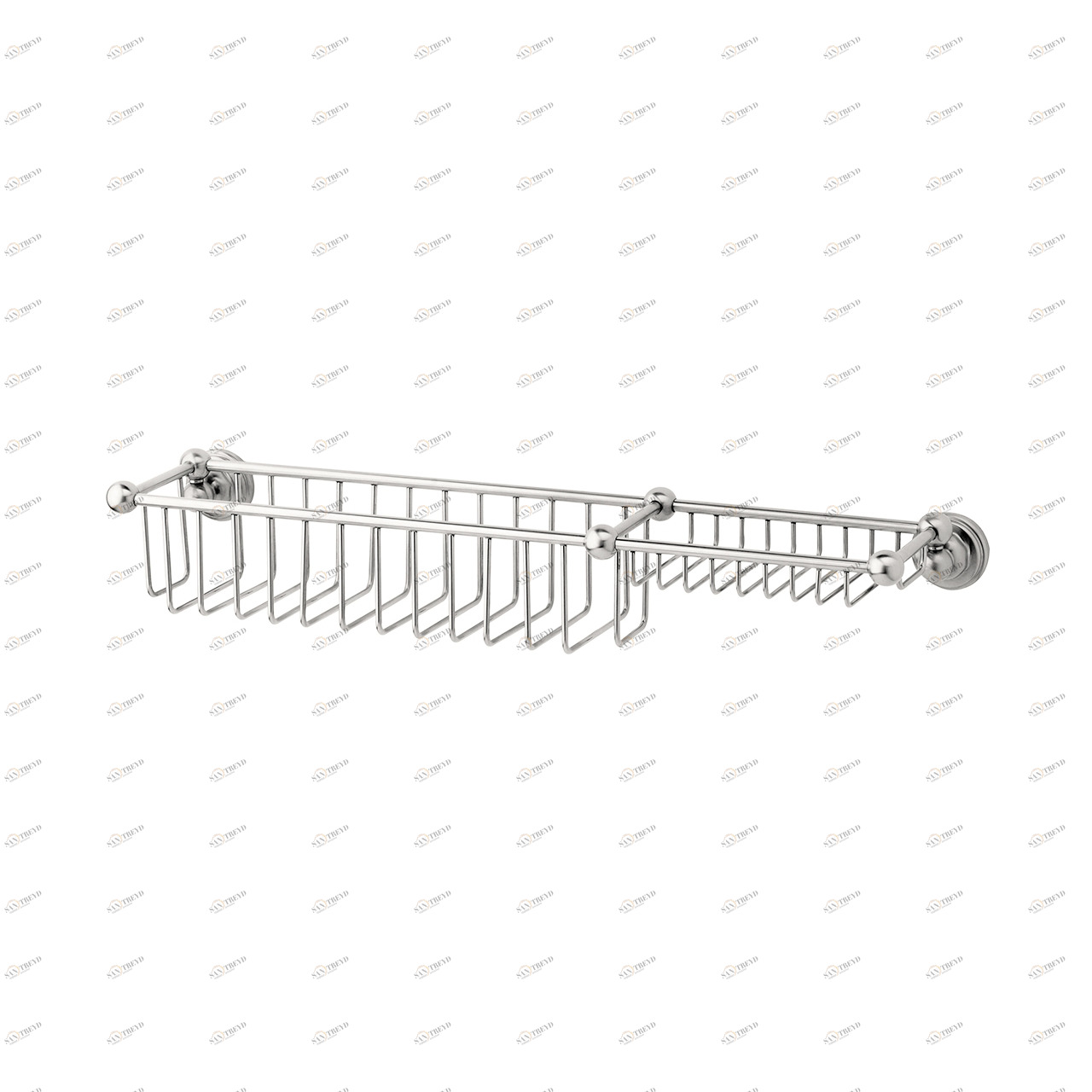 Traditional bathrooms Стеклянная полка P&R с держателем для полотенец Pr6962.ag 