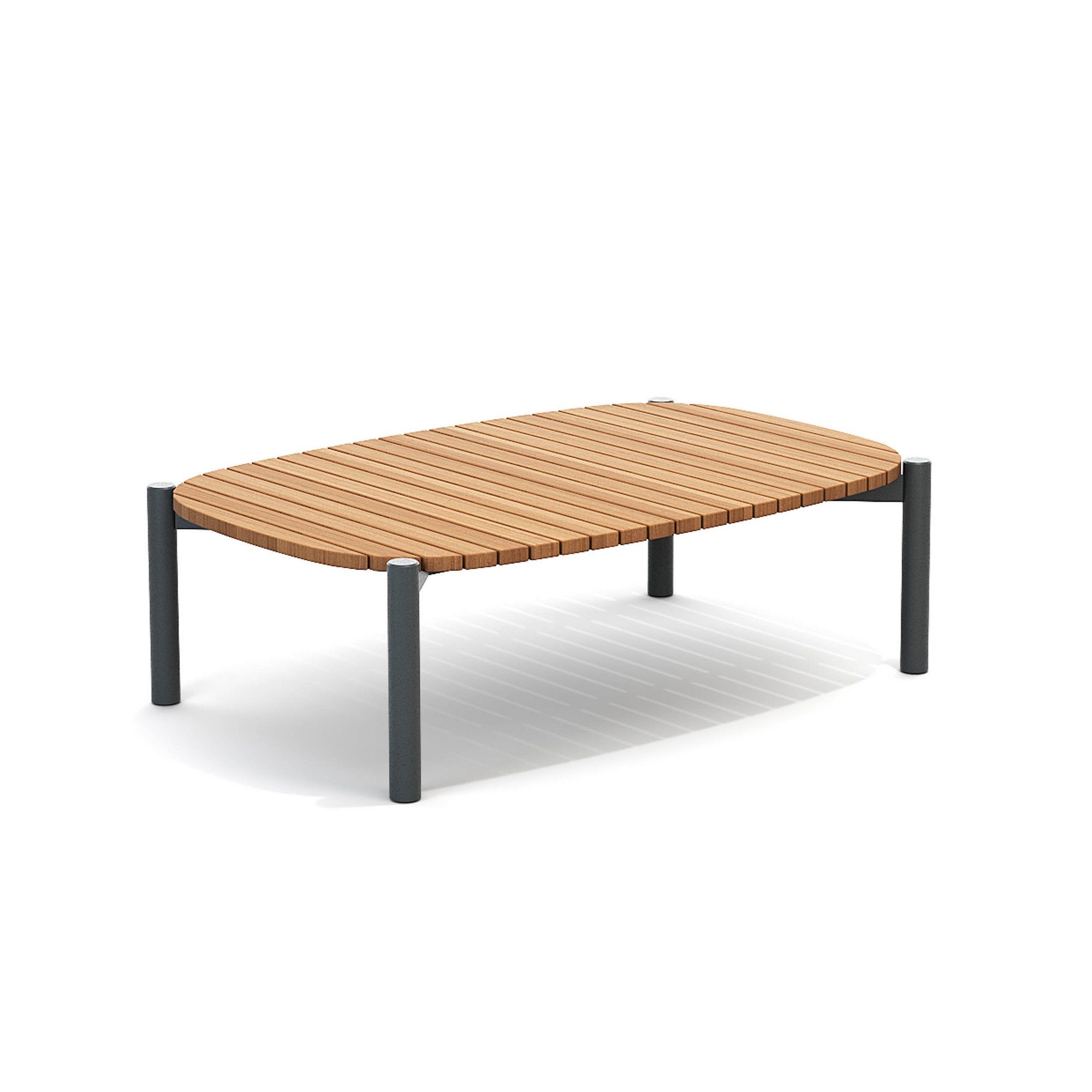 Прямоугольный садовый столик из тика и алюминия Atmosphera ARCH-00122548 - Вид №9