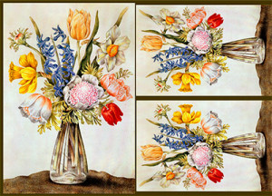 007292 Декупажная карта 21 x 29.7 см "Желтый нарцисс мини" Чип-Арт