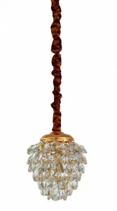Подвесной светодиодный светильник ST Luce Pigna золотой маленький SL603.203.01 ST LUCE PIGNA 070307 Золото