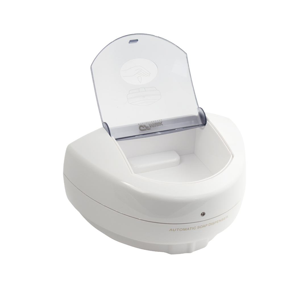 GFmark - Дозатор жидкого мыла, сенсорный, белый, пластик, 500 мл, код: 633  - Вид №7