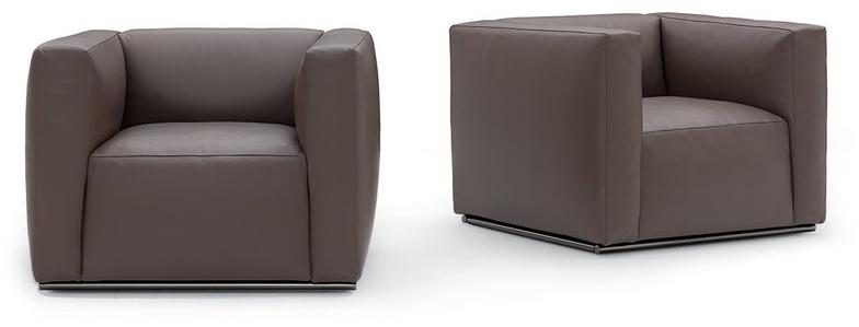 Poliform Мягкое кожаное кресло с подлокотниками Shangai sun-id-1502414 - Вид №2