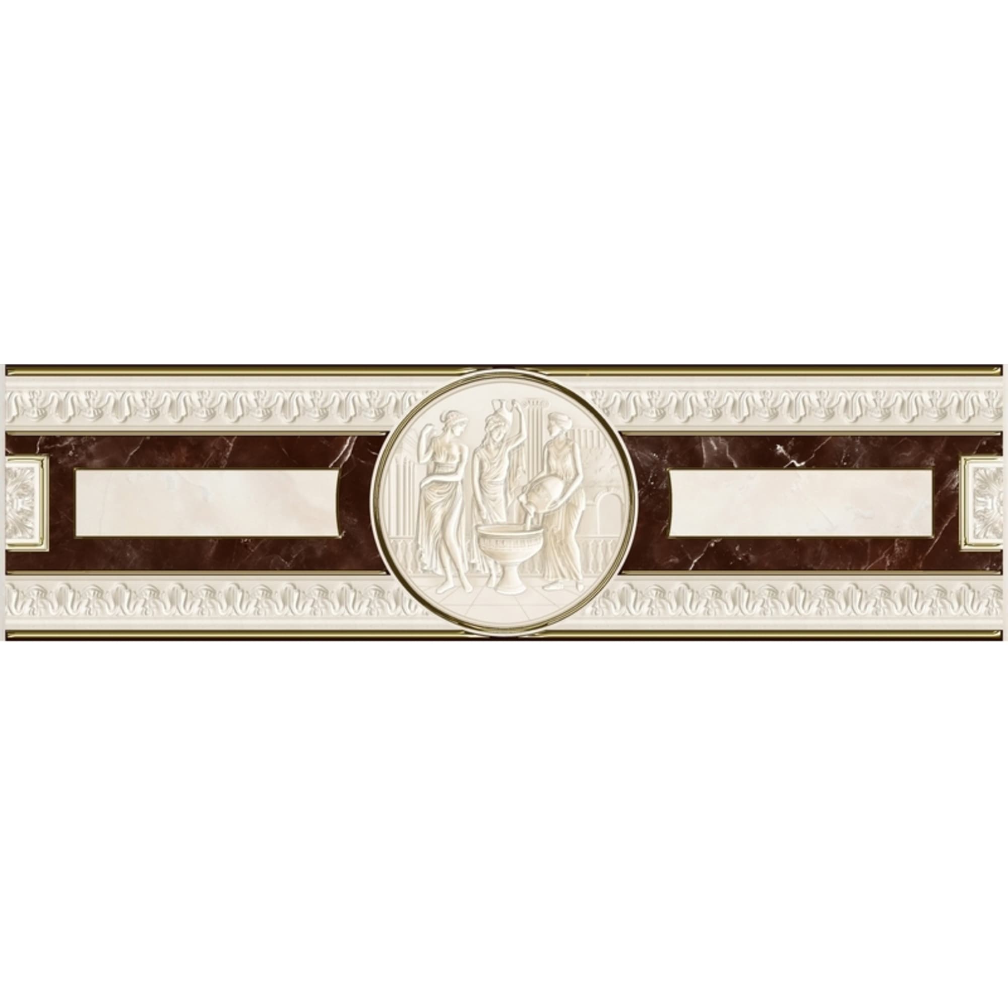 14175477 Бордюр «» 40x11 см цвет коричневый Pietra Santreyd - Вид №1