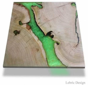 ANTICO TRENTINO Стол Lebrìc design - legno e resina