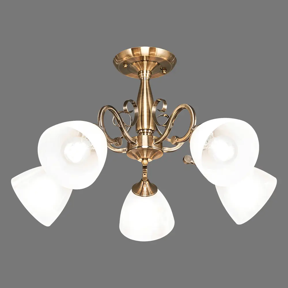 Люстра потолочная «Сигма» КС30072/5С, 5 ламп, 18 м², цвет белый/хром КЛЮЧНИК STLM-2078450 - Вид №3