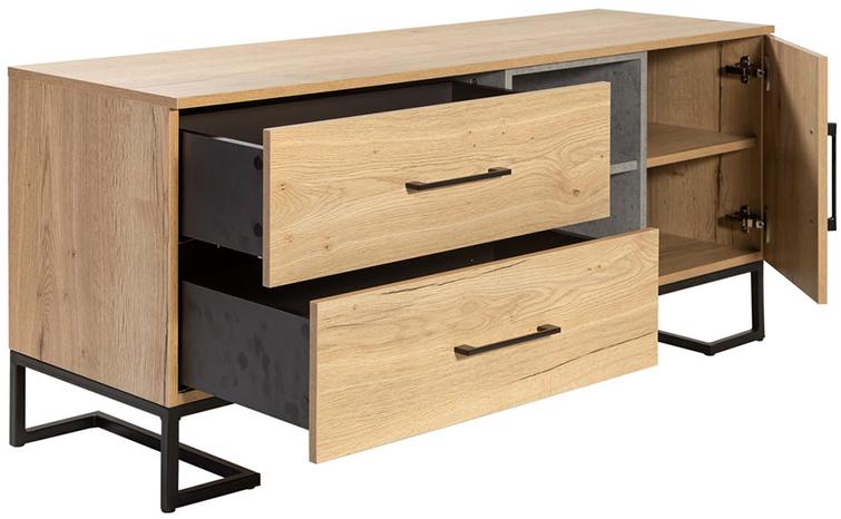 50740 Комод Loft Дуб натур 140 R-HOME 4003602h_Натур - Вид №4