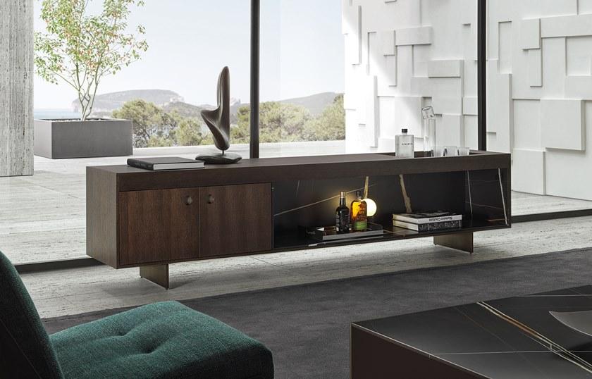 Minotti Комод из дерева и мрамора сахар-нуар Boteco sun-id-1483166 - Вид №4