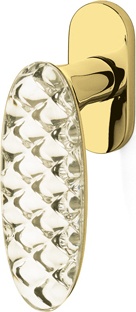 K245B_M6 Оконная ручка CRYSTAL ROYAL OLIVARI 