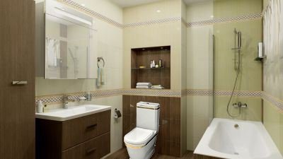 AN360-00CB00E-AD00 ANTIK Унитаз напольный с биде ДЕКОР ЗОЛОТО Creavit Antik  - Вид №6