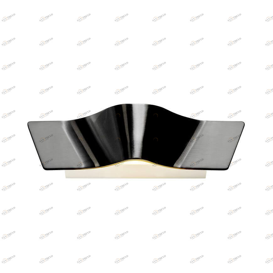 Настенный светодиодный светильник хром SLV Wave Wall 25 147826 SLV WAVE ALUMINIUM 00-3890775 Хром 