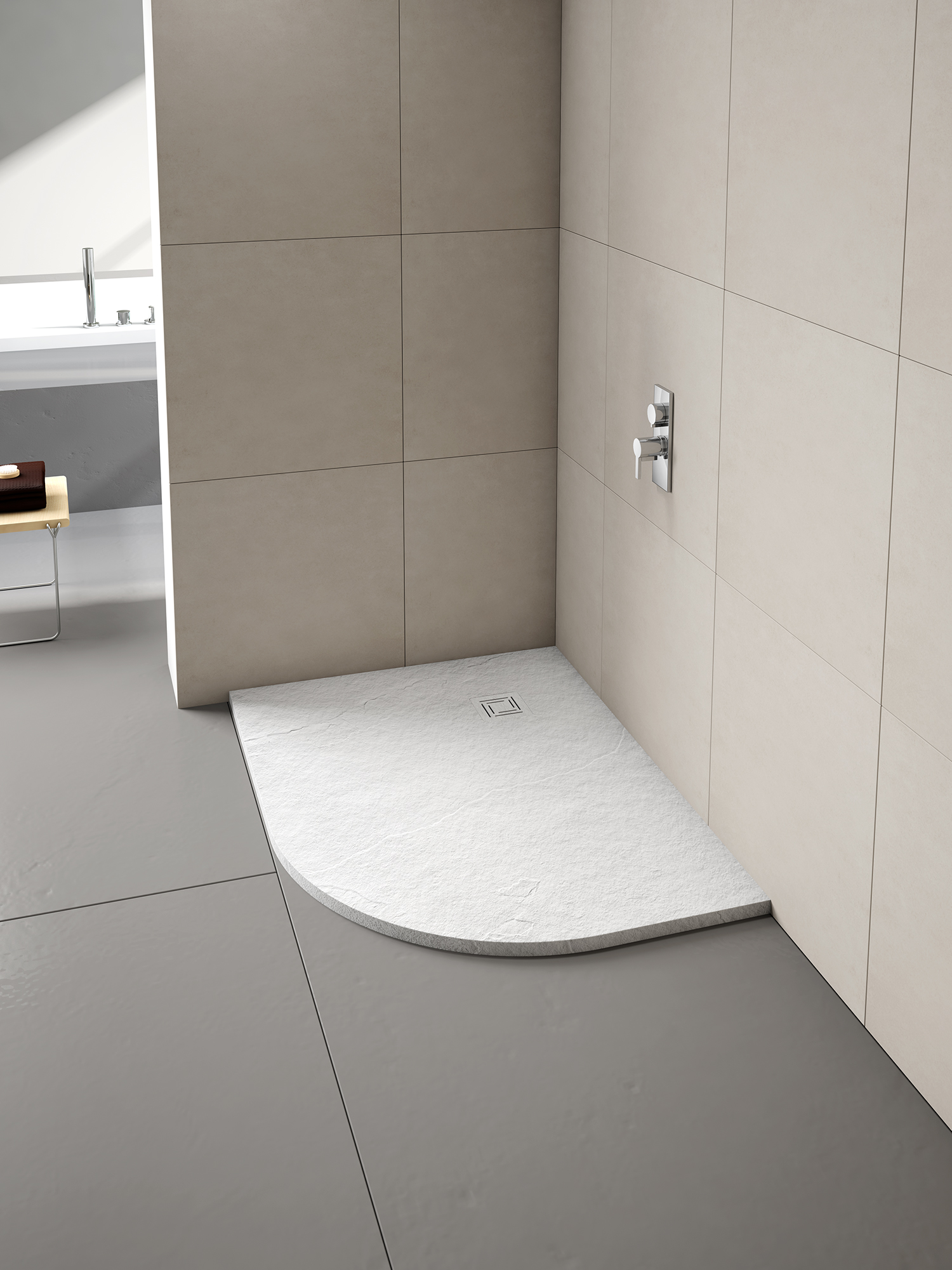 Душевой поддон T129HB L или R Merlyn Truestone - Вид №4