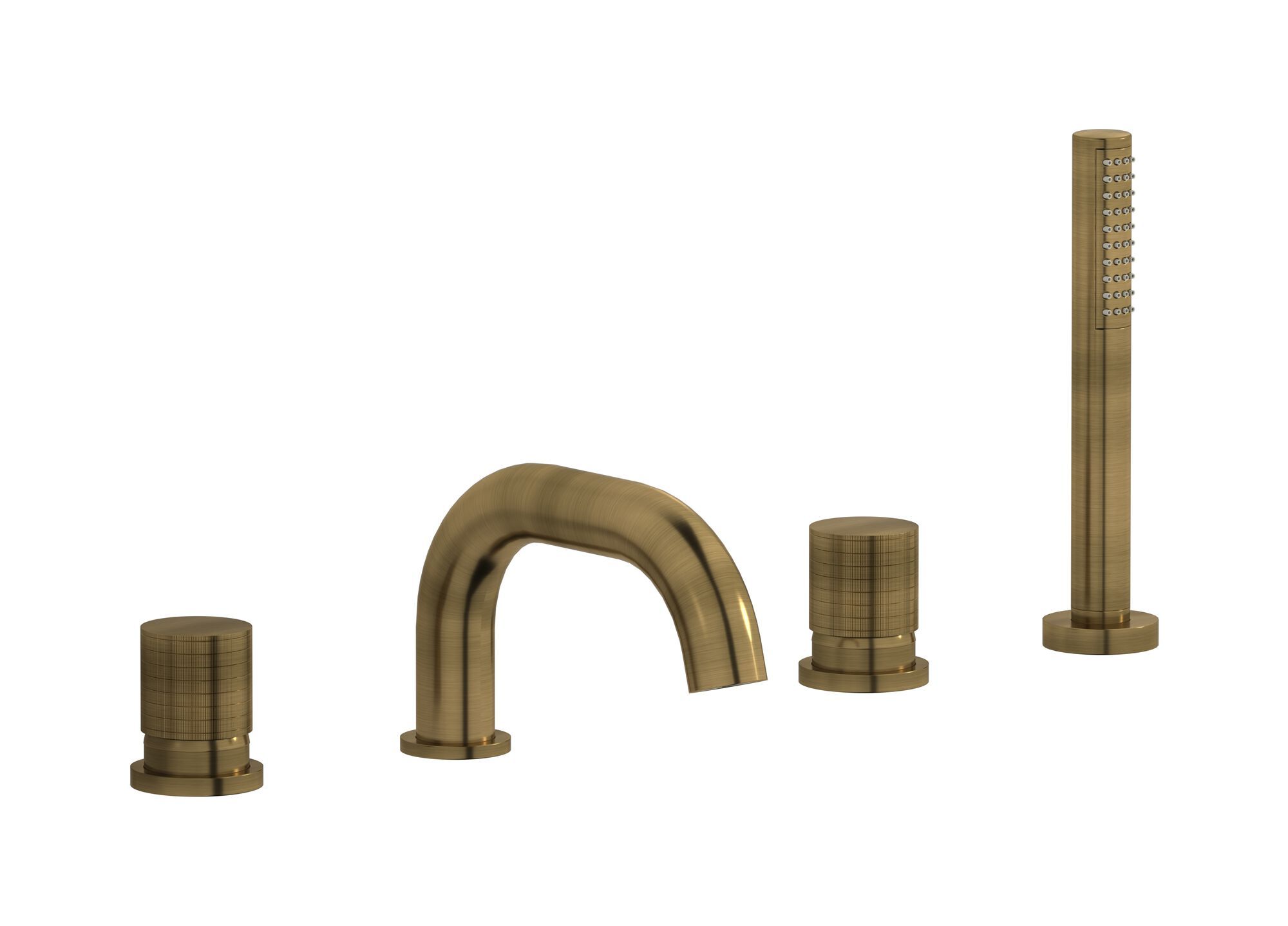 Смеситель для ванны с 4 отверстиями и ручным душем IB Gatsby ARCH-00091977 - Вид №3