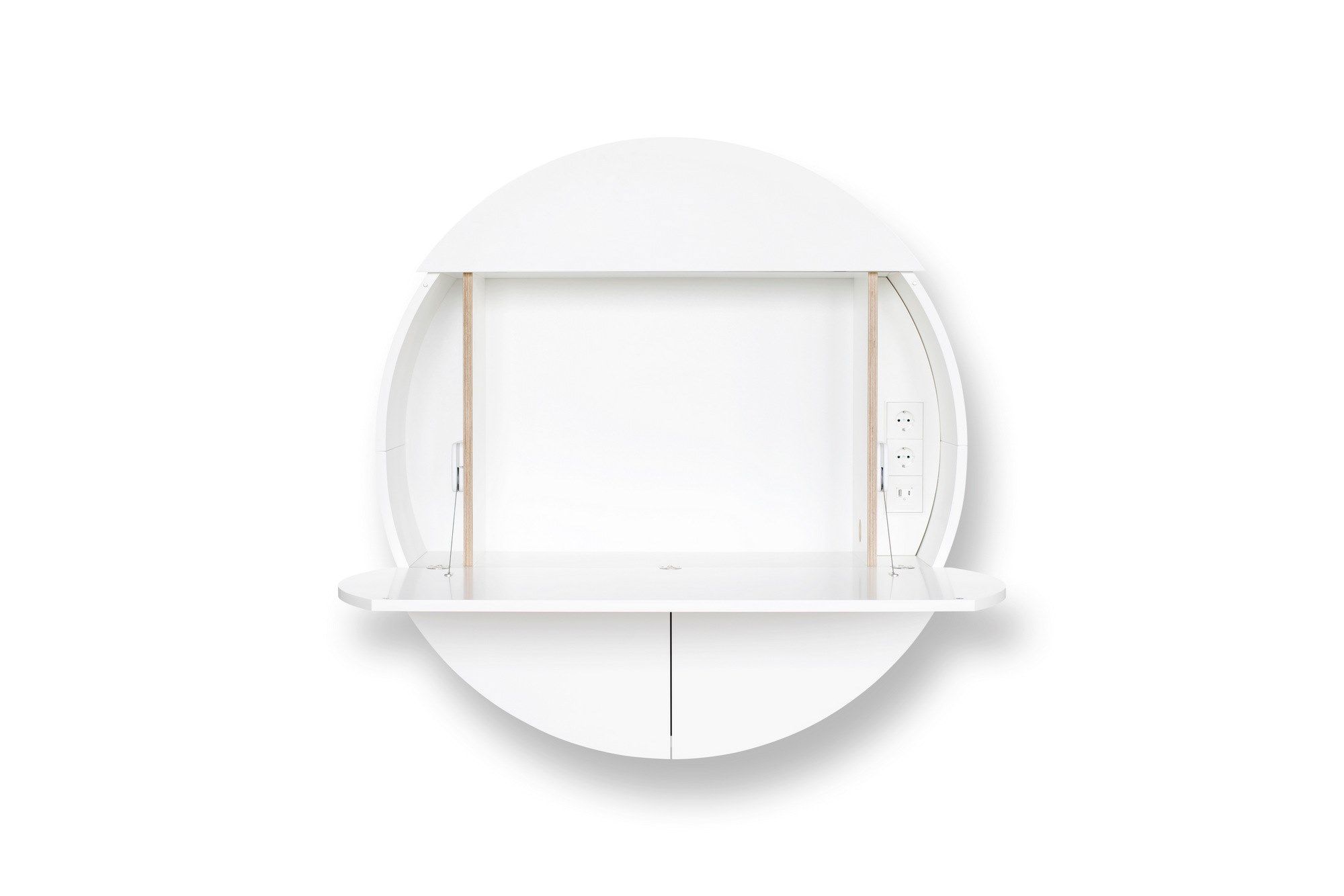 Деревянный подвесной письменный стол для ПК с откидными дверцами EMKO PILL EXTRA ARCH-00125892 - Вид №20