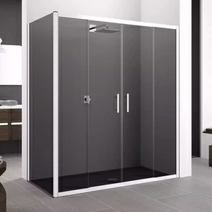 Боковая панель 101 см ZEPHYROS F Novellini ZEPHYROS с дымчатым серым стеклом