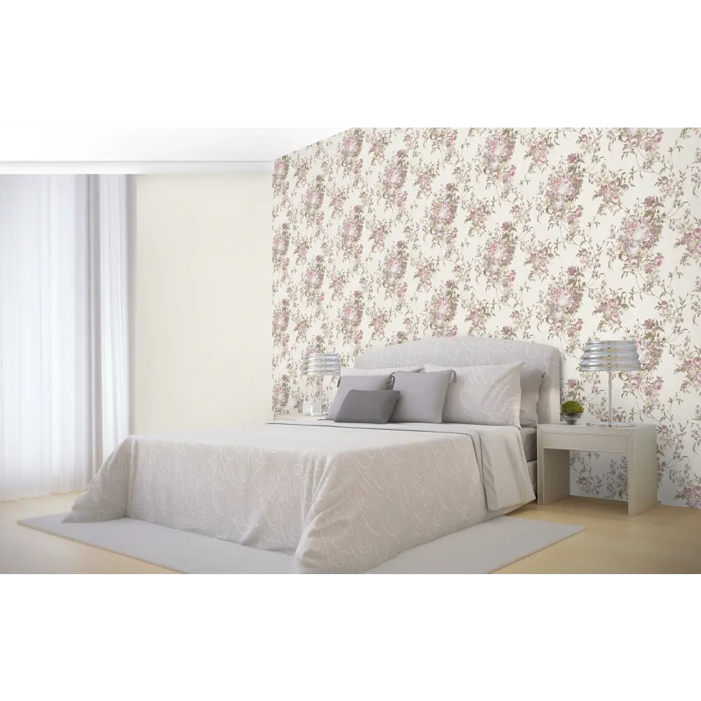 Обои флизелиновые MW 159099-14 бежевые 1.06 м Santreyd Florentine STLM-2003662 - Вид №3