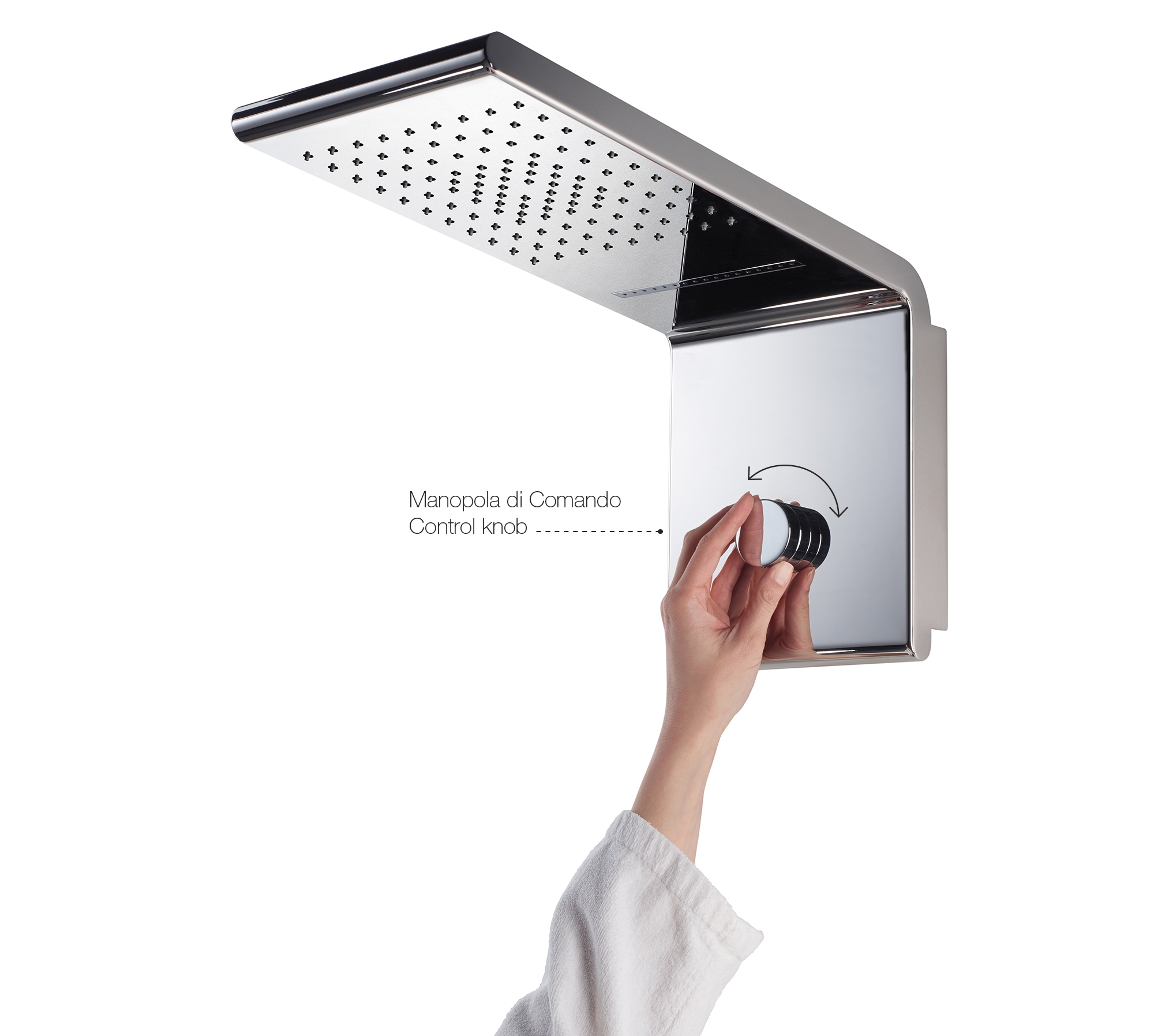 I00591 Потолочный & настенный душ Syncro-Rain 3 Sprays BOSSINI SYNCRONIA LINE - Вид №3