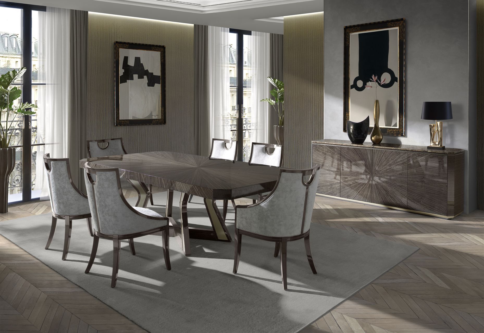 Деревянный прямоугольный выдвижной стол Hurtado Evolution ARCH-00014242 - Вид №4