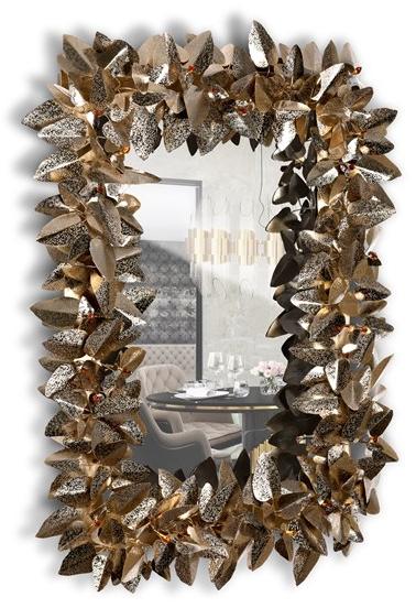 LUXXU Прямоугольное настенное зеркало с кристаллами swarovski® Mcqueen sun-id-1415557 - Вид №1