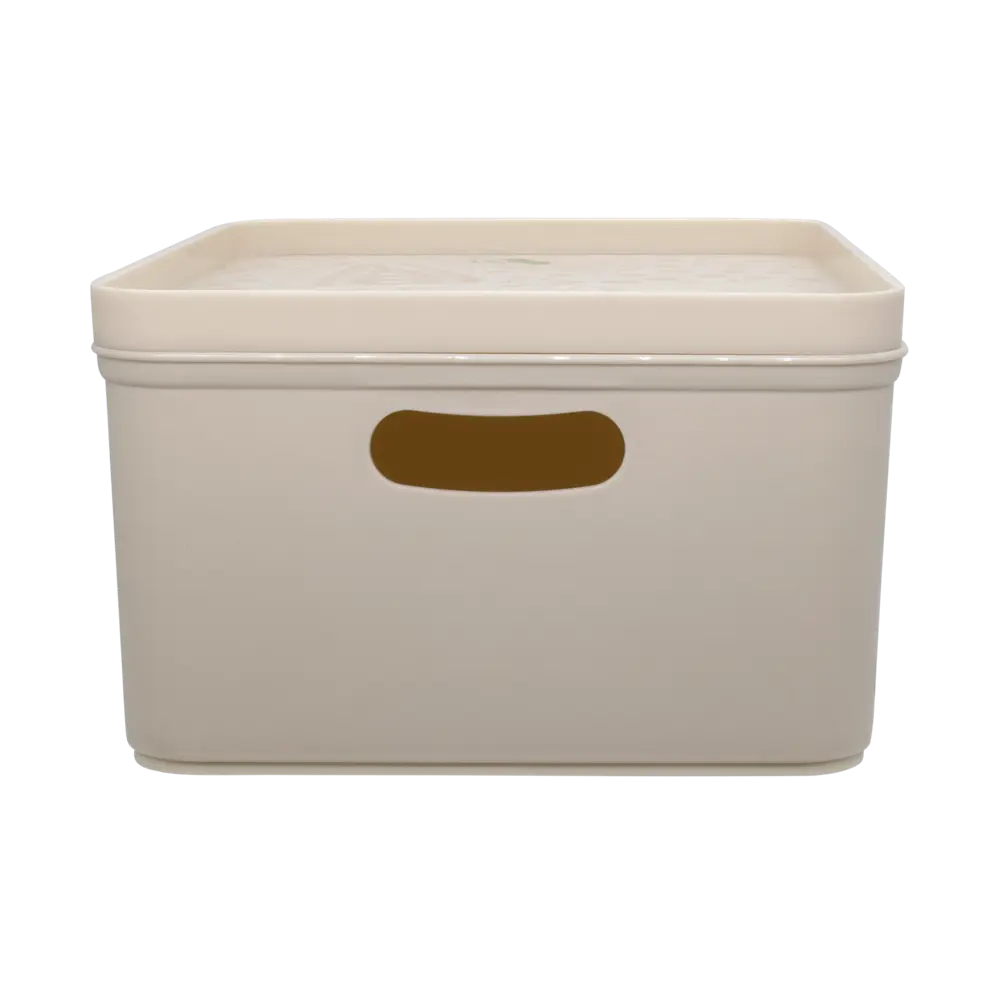 Органайзер для хранения Berossi 23x13x32 см 6 л пластик цвет кремовый STLM-2106871 - Вид №2