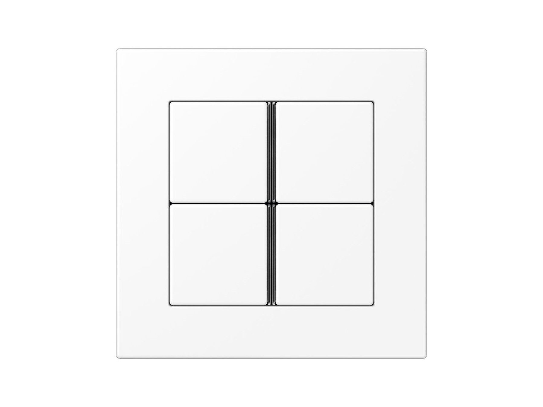 Матовый альпийский белый четырехъядерный переключатель F40 JUNG ARCH-00146753 - Вид №1