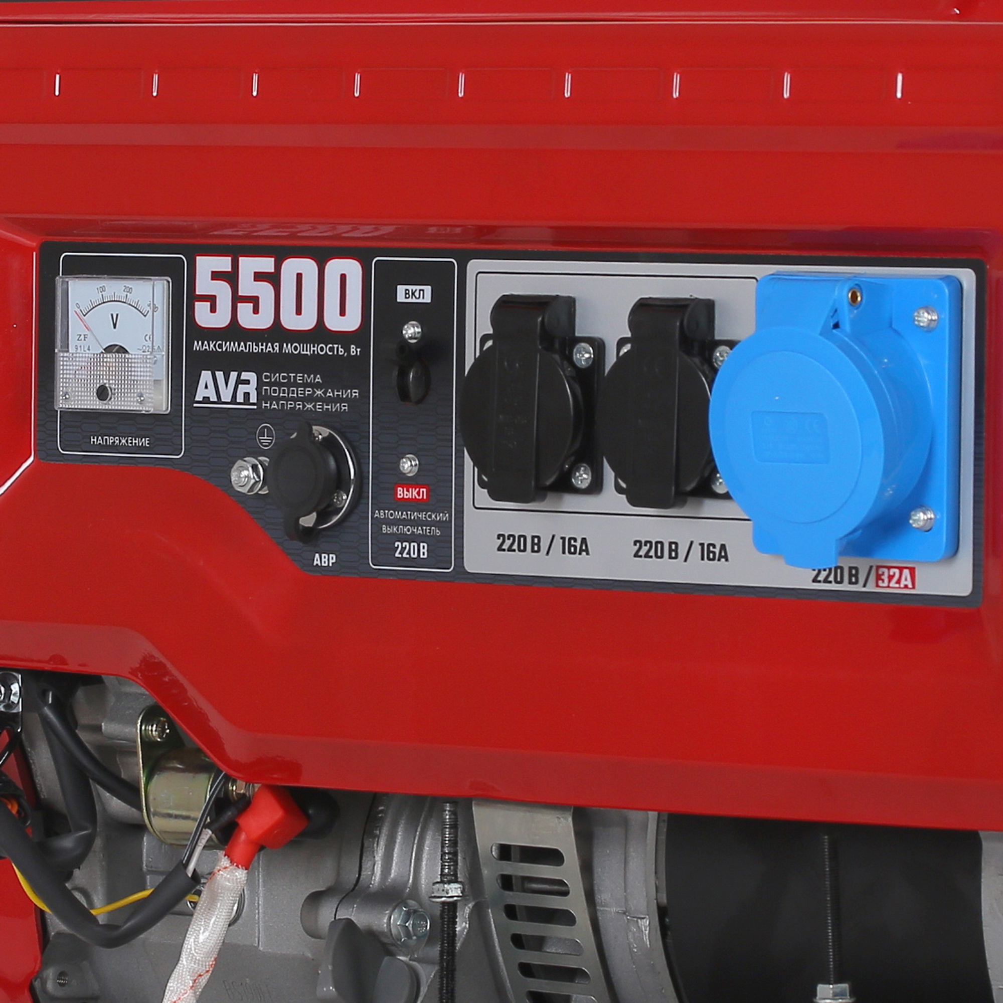 Электрогенератор   бензиновый Зубр СБА-5500 5307665 STDN-0024464 - Вид №4