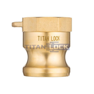 Камлок латунный тип A ниппель, внутр. резьба BSP 2 1/2", TL250ABR TITAN LOCK
