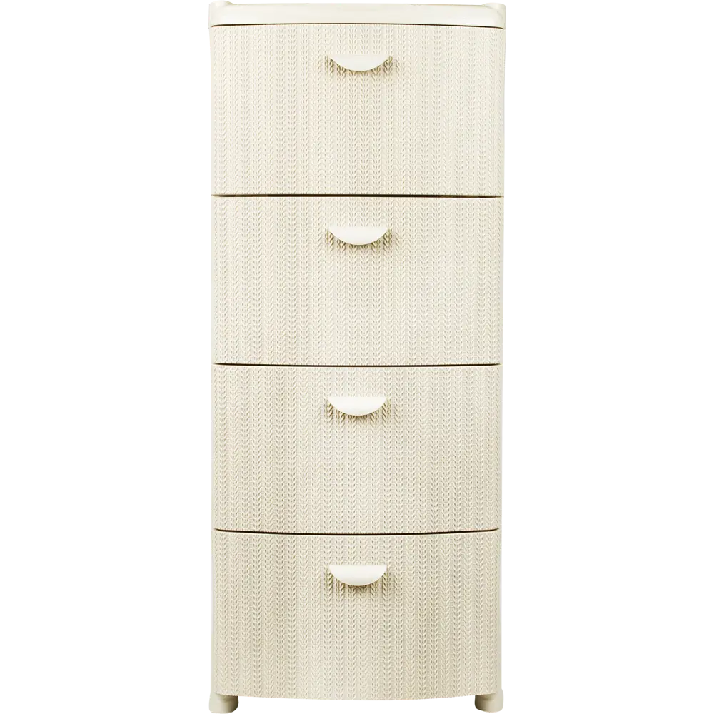 Комод для ванной Вязание 4 ящика 40.5x96x50.5 см цвет слоновая кость Santreyd Без серии STLM-2154387 - Вид №1