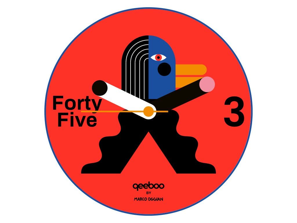 Керамические настенные часы Qeeboo Oggian ARCH-00063089 - Вид №1