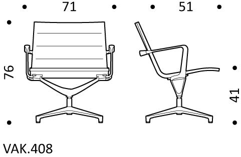 ICF 4-спицевое тканевое кресло с подлокотниками Valea sun-id-1413001 - Вид №1