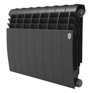 Royal Thermo BiLiner B 350 - биметаллический радиатор на 10 секций, черный матовый 89426246