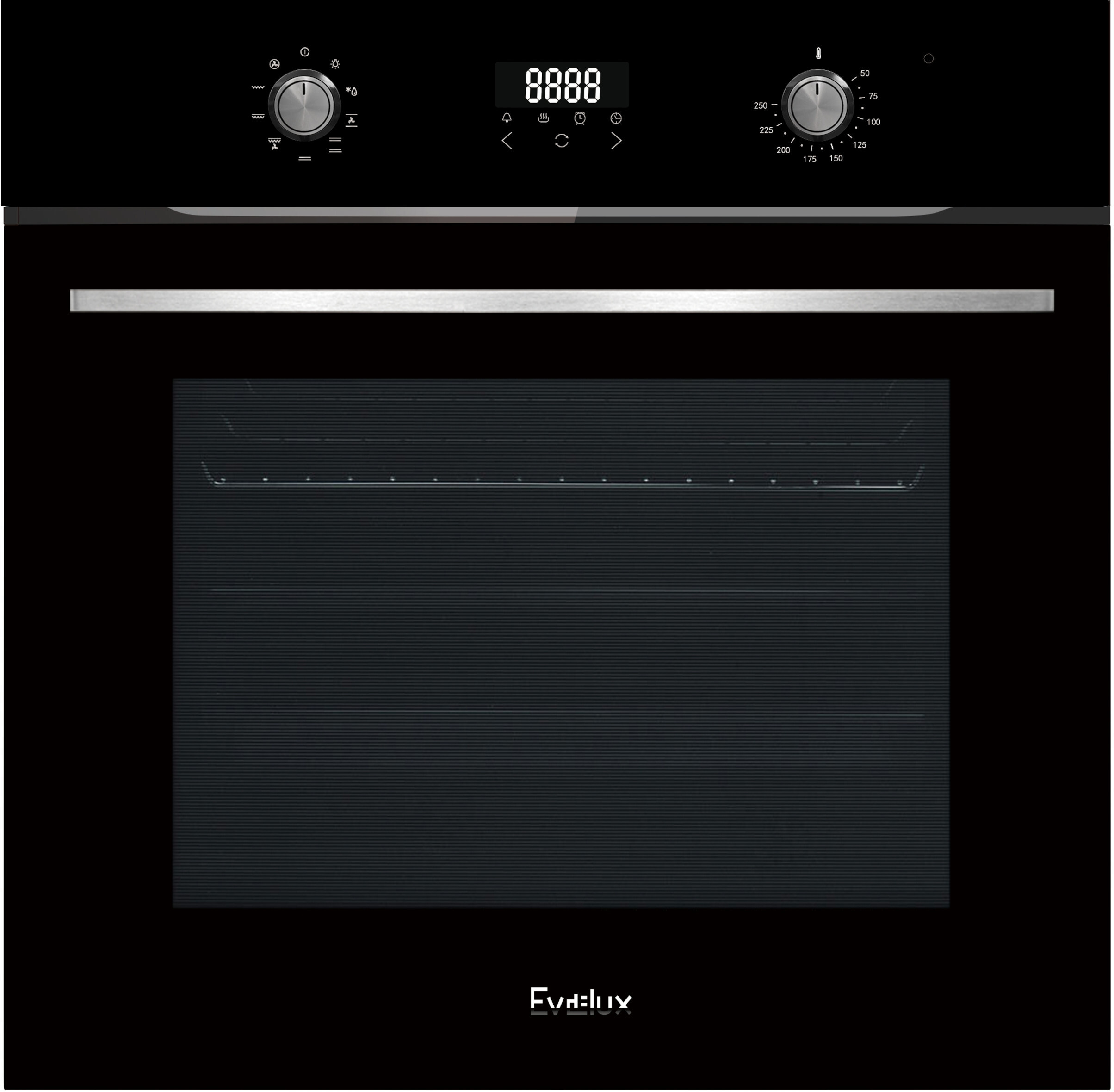 90949685 Электрический встраиваемый духовой шкаф Eo 635 pb 59.5х59.5х568 см цвет черный STLM-0426919 EVELUX