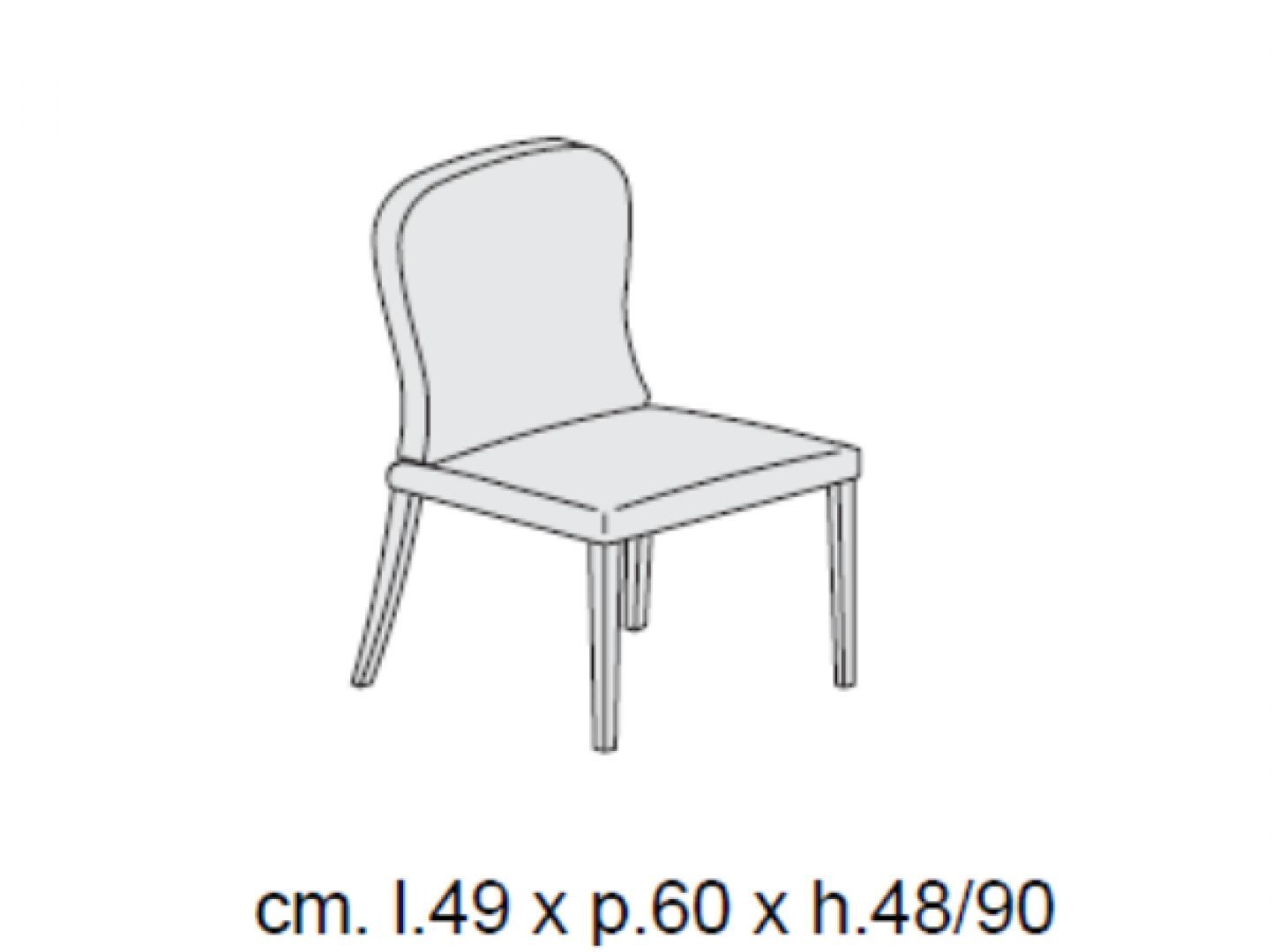 Мягкий стул Casamilano LAUREN ARCH-00092529 - Вид №1