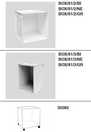 Алюминиевый модульный офисный книжный шкаф Martinelli Luce BOX ARCH-00042789 - Вид №8