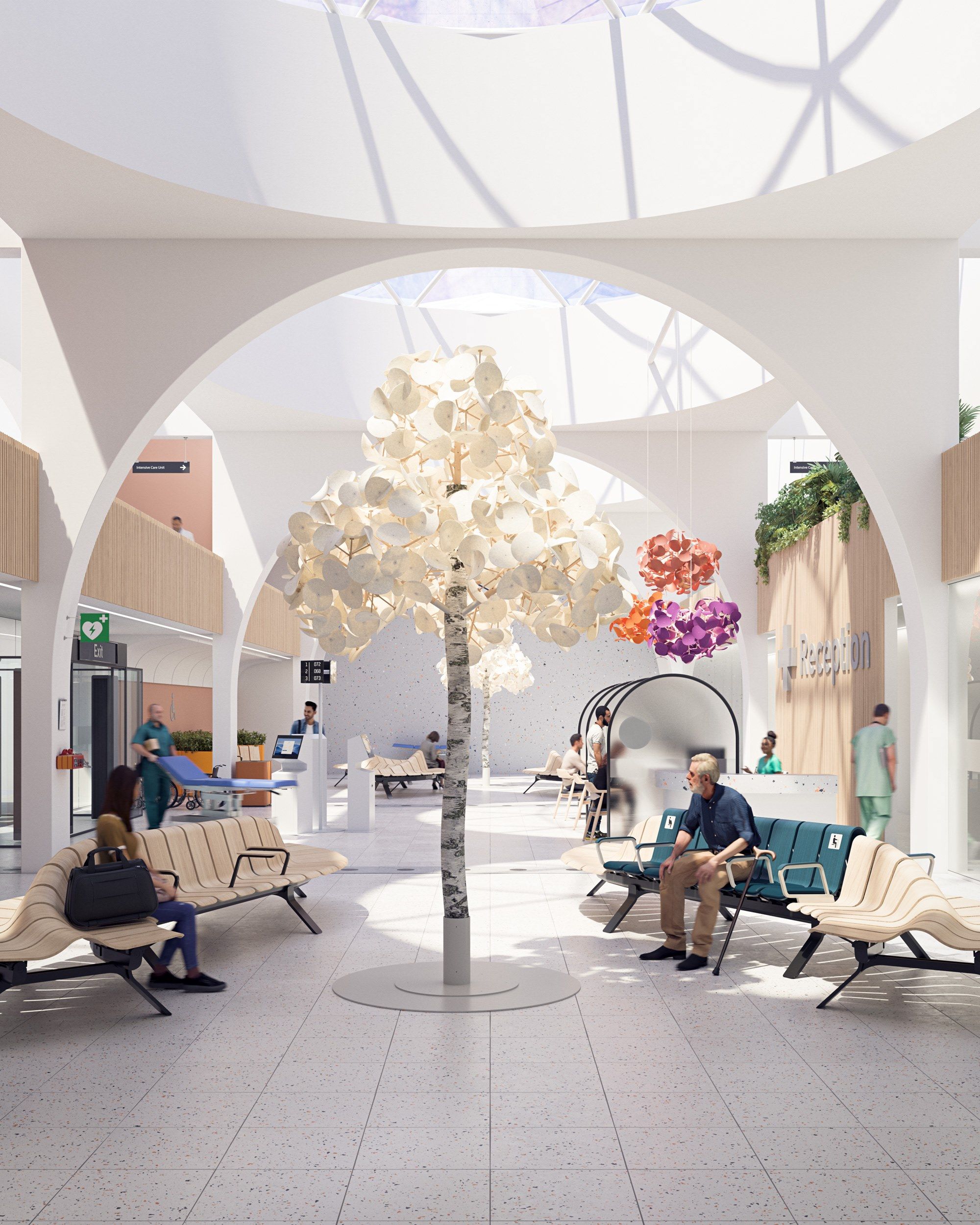 Модульная скамья для медицинских учреждений Green Furniture Concept Ascent ARCH-00118151 - Вид №14