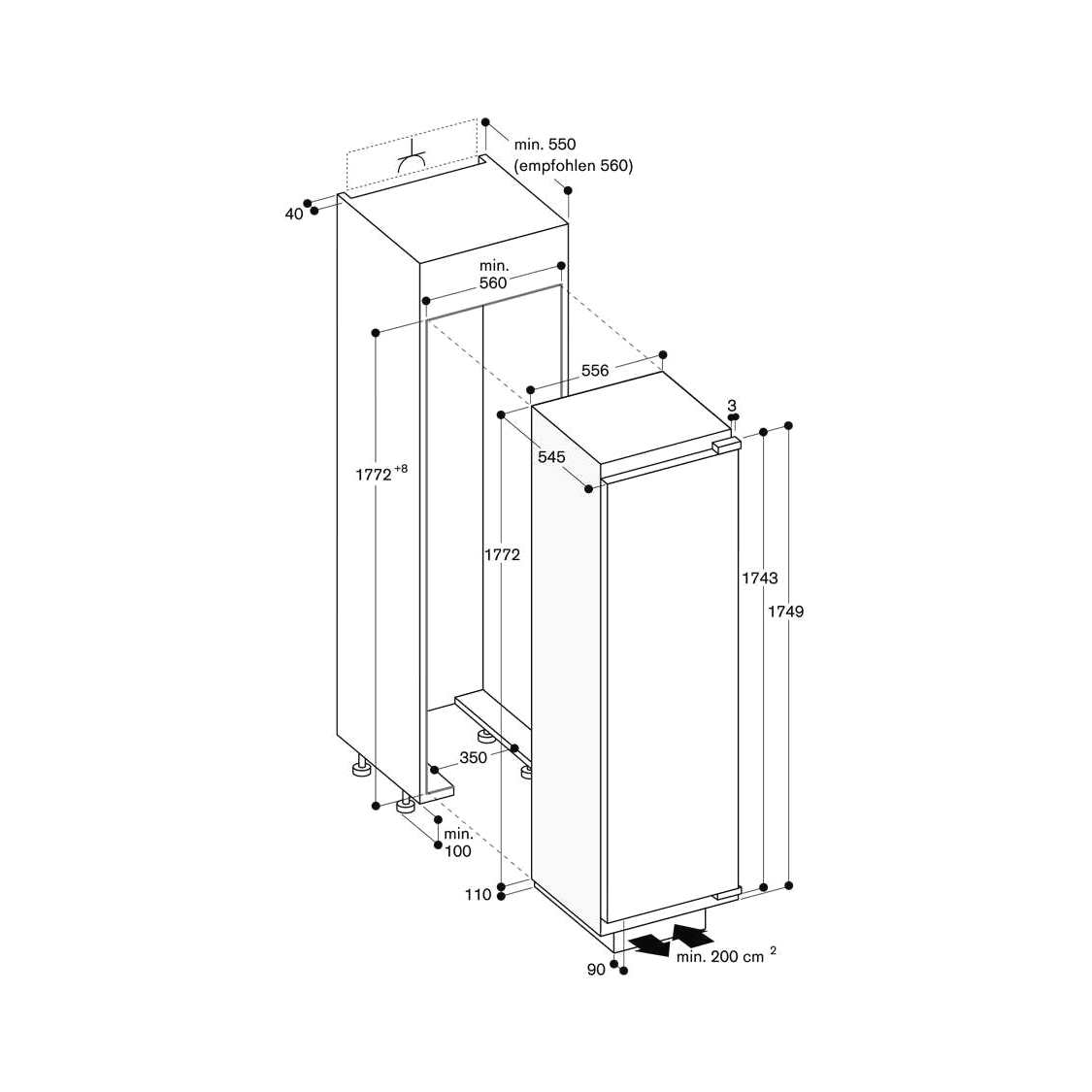 Морозильник / Vario 200 GAGGENAU sun-id-376348 - Вид №3
