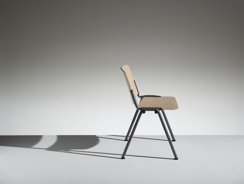 LAMM Штабелируемый деревянный стул New modulamm sun-id-1466938 - Вид №1